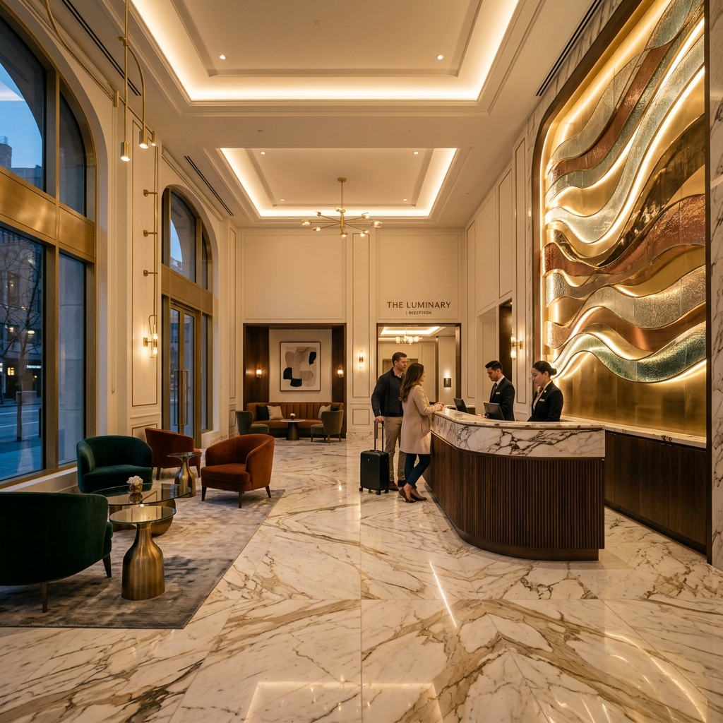 Hotel Lobby Lounge Design